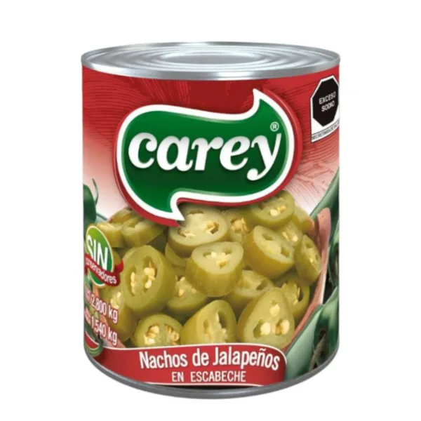 CHILE CAREY 2.8 KG JALAPENO NACHOS | 6 x 2.8kg