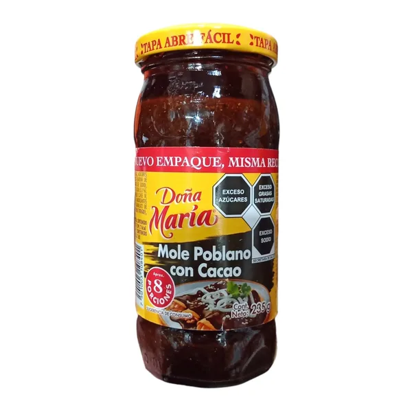 MOLEP DONA MARIA 235 GR MOLE POBLANO CHOCOLATE PASTA VASO | 24 x 235g