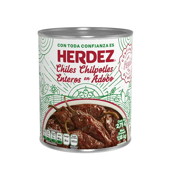 CHILE HERDEZ 2.75 KG CHIPOTLE ADOBADO | 6 x 2.75kg