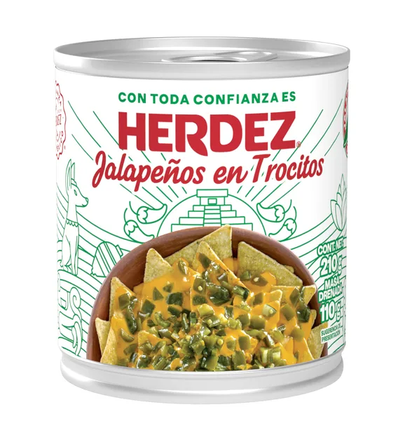 CHILE HERDEZ 210 GR JALAPENOS EN TROCITOS | 24 x 210g