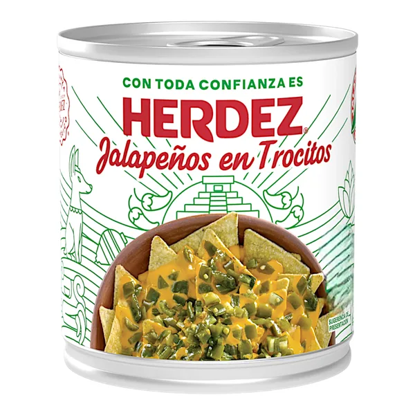 CHILE HERDEZ 2.9 KG JALAPENOS EN TROCITOS | 6 x 2.9kg