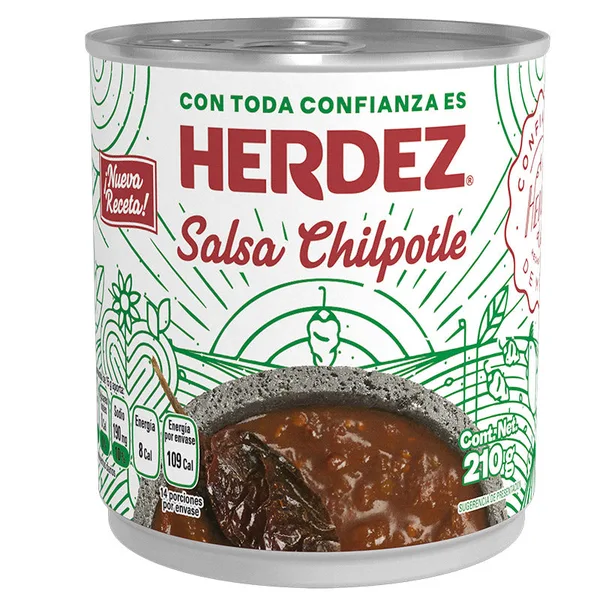 SALSA HERDEZ 210 GR SALSA CHIPOTLE | 24 x 210g