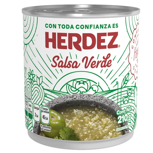 SALSA HERDEZ 210 GR SALSA VERDE | 48 x 210g