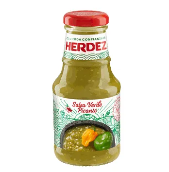 SALSA HERDEZ 240 GR SALSA VERDE PICANTE GLASS | 12 x 240g