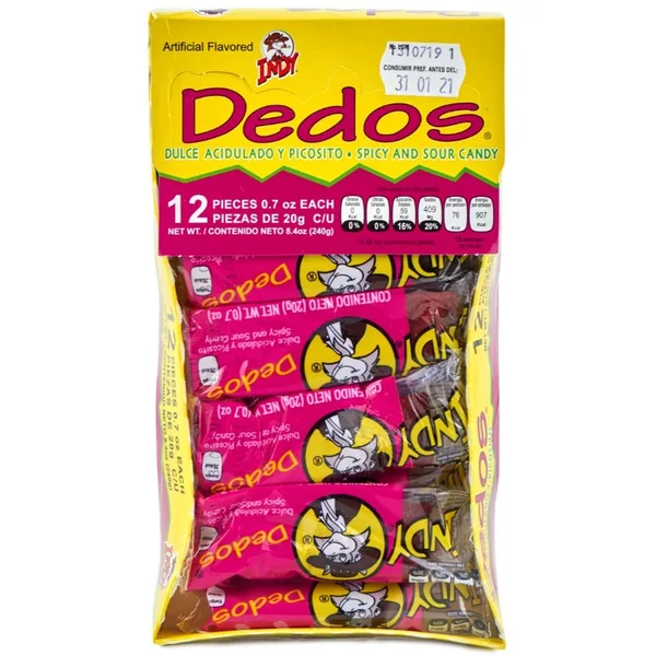 CANDY INDY 12 x 20 GR DEDOS