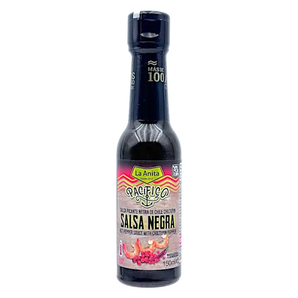 SALPIC LA ANITA 150 ML NEGRA CHILE CHILTEPIN | 12 x 150ml