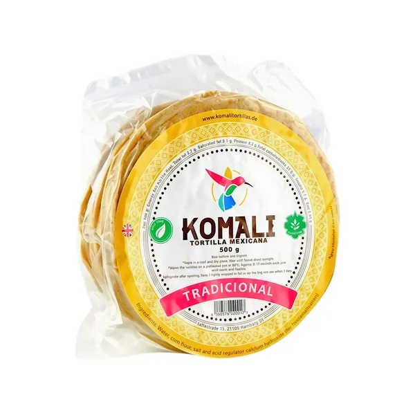 TORTI KOMALI 500 GR MAIZ 15 CM TRADITIONAL | 20 x 500g