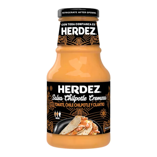 SALSA HERDEZ 240 GR SALSA CHIPOTLE CREMOSA GLASS (EU) | 6 x 240g
