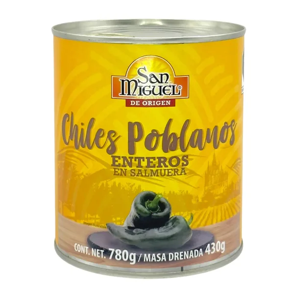 VEGET SAN MIGUEL 780 GR CHILE POBLANO ENTERO | 12 x 780g