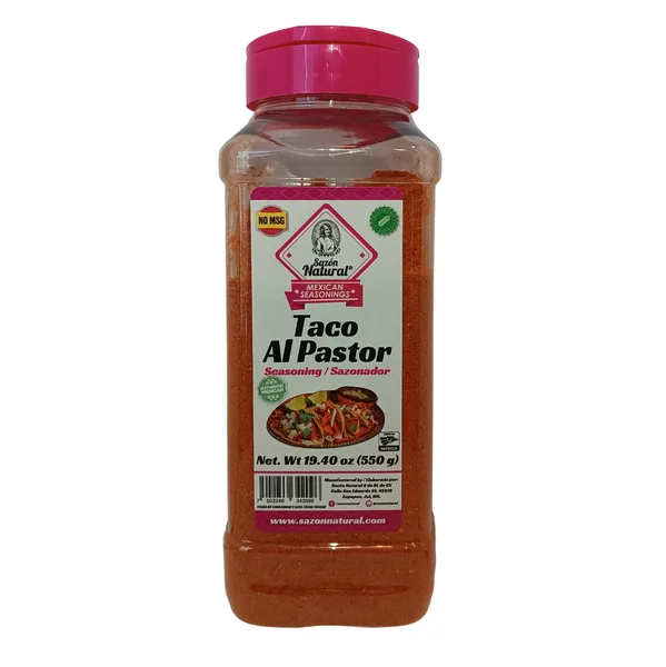 SAZON NATURAL 550 GR PARA TACOS AL PASTOR