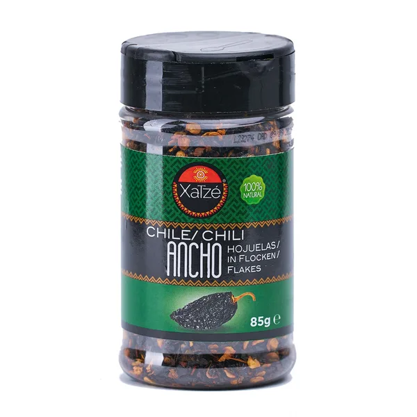 CHILE XATZE 85 GR CHILE ANCHO HOJUELAS | 8 x 85g