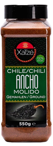 CPOWD XATZE 550 GR CHILE ANCHO MOLIDO