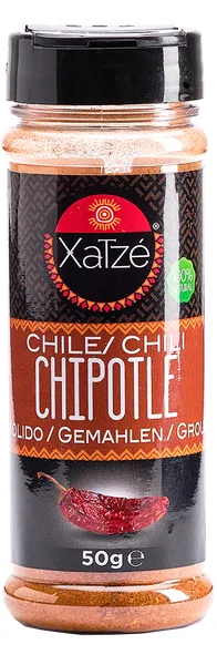 CPOWD XATZE 50 GR CHILE CHIPOTLE MOLIDO | 12 x 50g