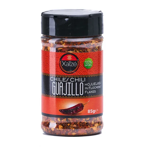 CHILE XATZE 85 GR CHILE GUAJILLO HOJUELAS | 8 x 85g