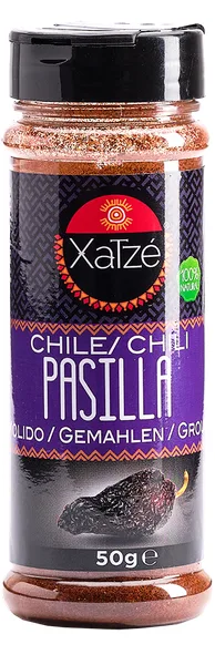 CPOWD XATZE 50 GR CHILE PASILLA MOLIDO | 12 x 50g