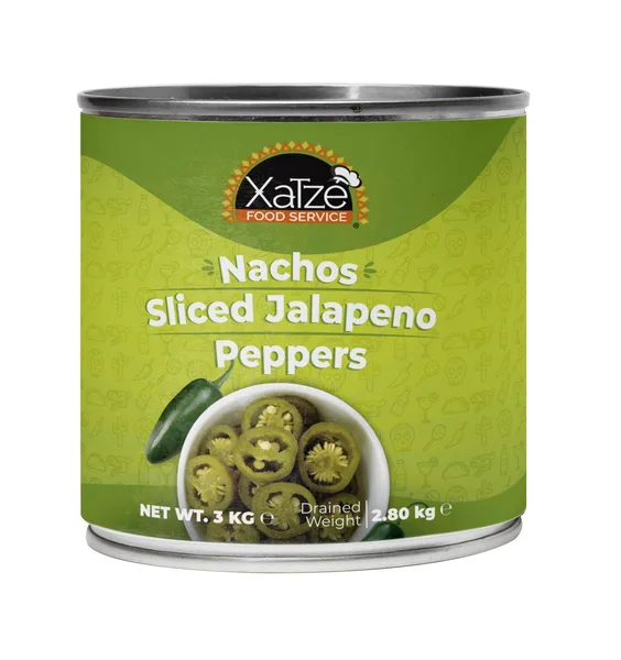 CHILE XATZE 2.8 KG FS JALAPENO NACHOS | 6 x 2.8kg