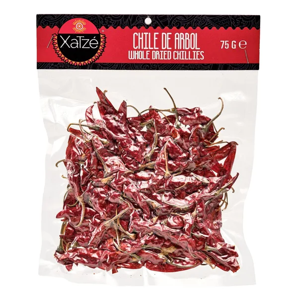 CHILE XATZE 75 GR SECO RETAIL ARBOL VACIO (15 UN) | 15 x 75g