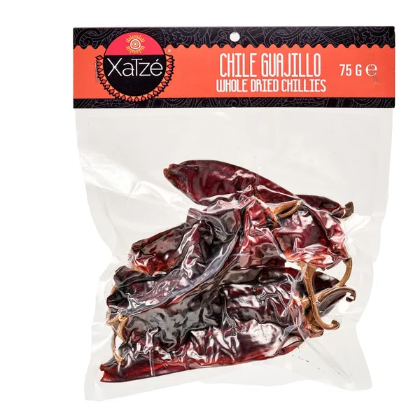 CHILE XATZE 75 GR SECO RETAIL GUAJILLO VACIO | 12 x 75g