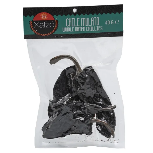 CHILE XATZE 40 GR SECO RETAIL MULATO VACIO (12 UN) | 12 x 40g