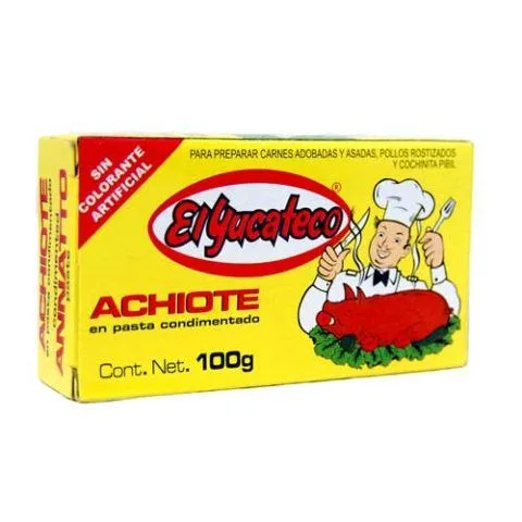 CONDI YUCATECO 100 GR ACHIOTE PASTA (60 UN) | 60 x 100g